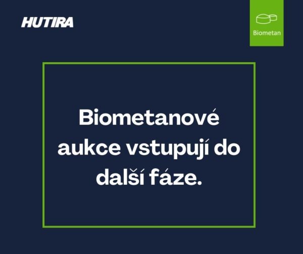 Biometanové aukce vstupují do další fáze